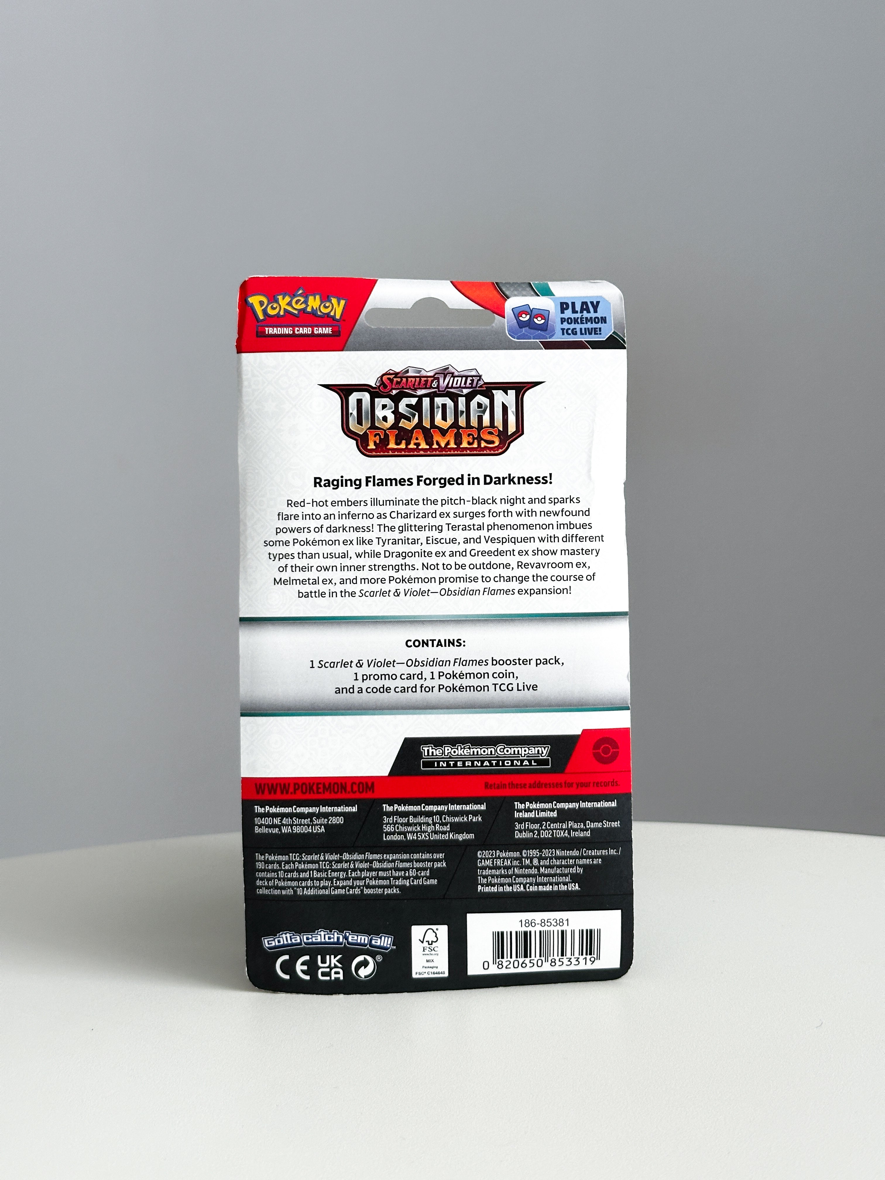 Obsidian Flames blister 1 pack