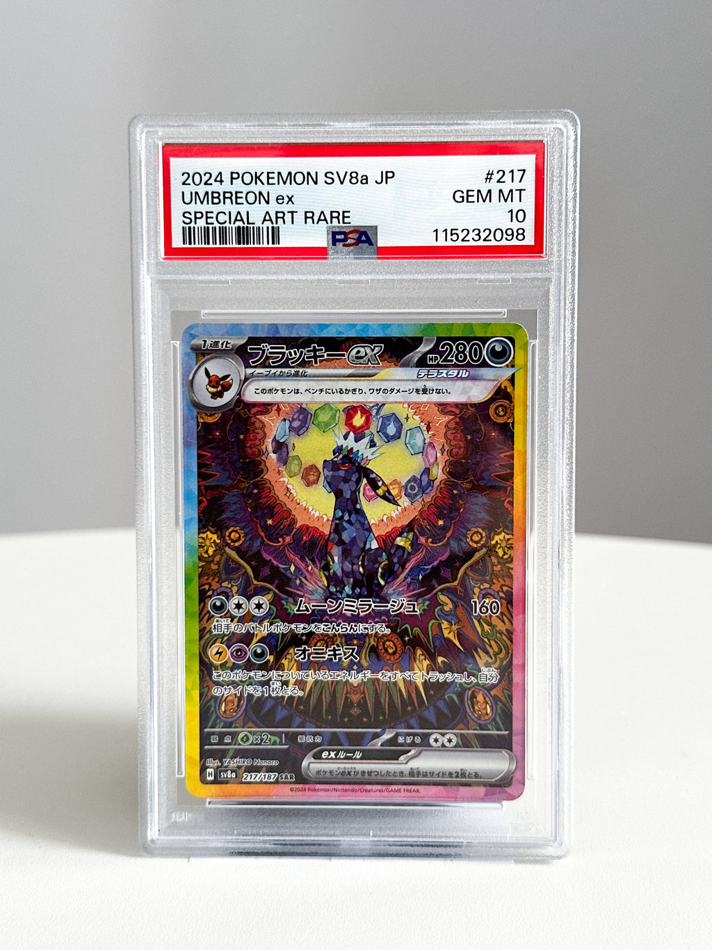 Umbreon JPN 217	PSA 10