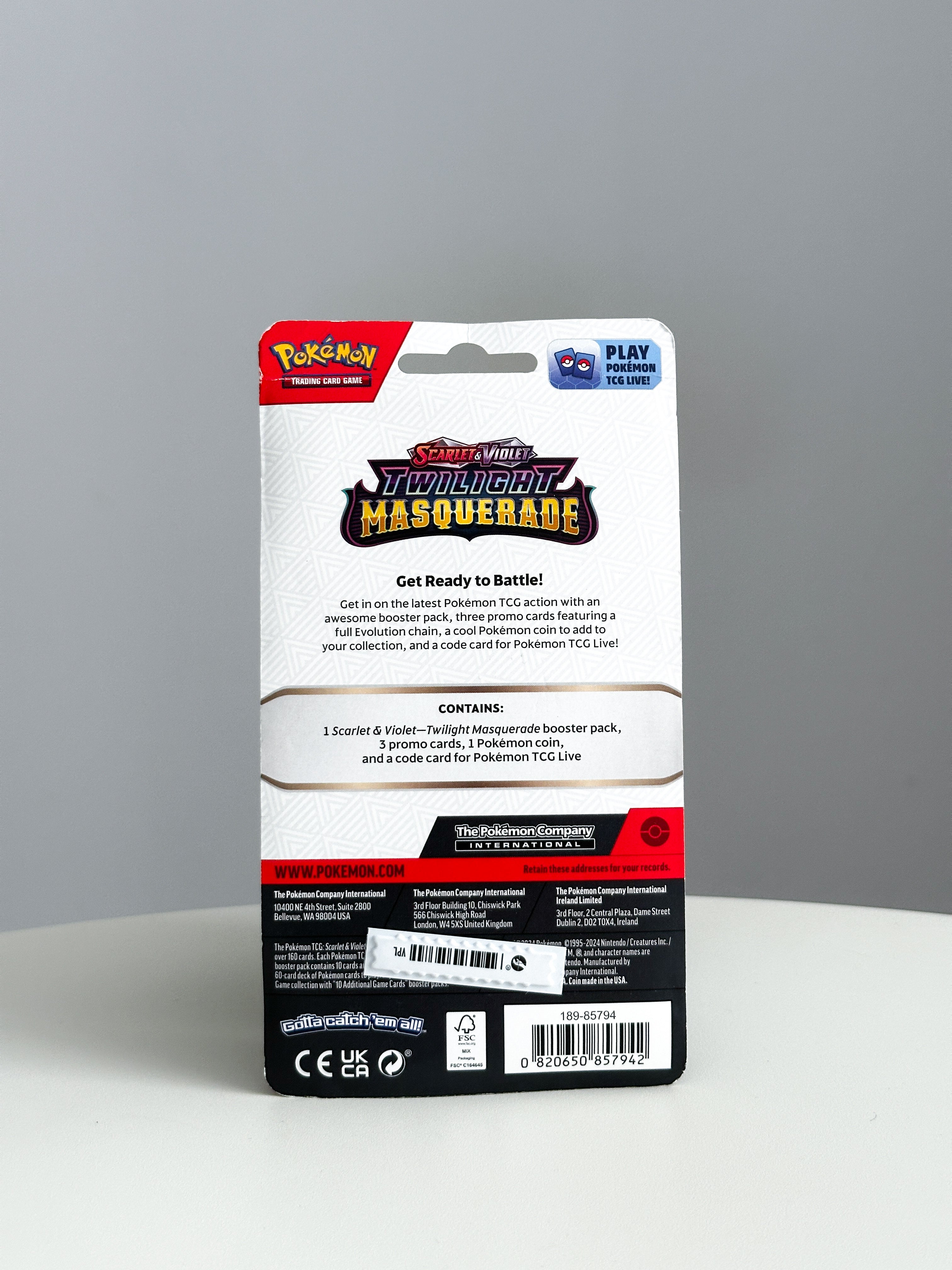 Twilight Masquerade blister 1 pack Porygon