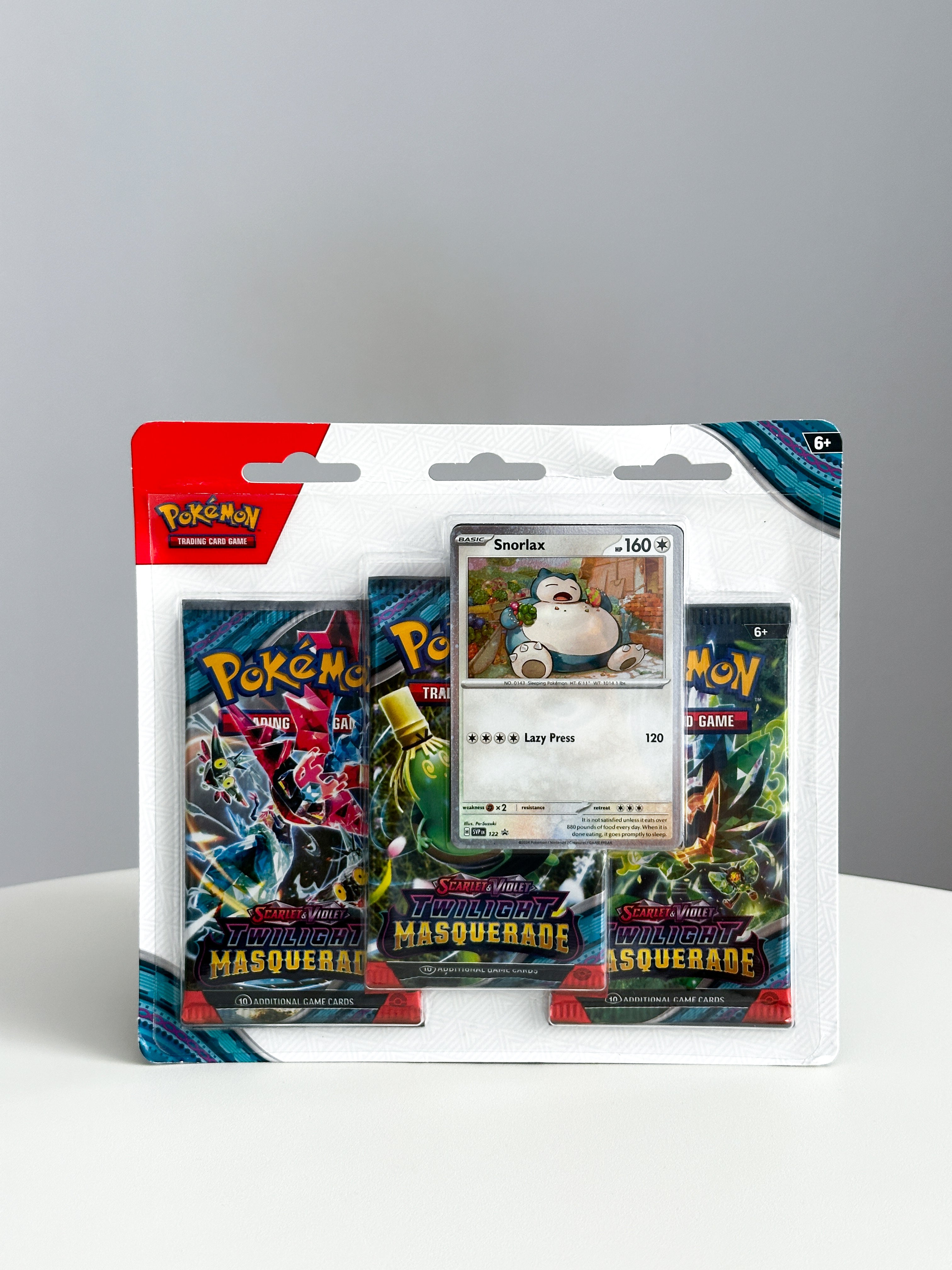 Twilight Masquerade blister 3 pack Snorlax