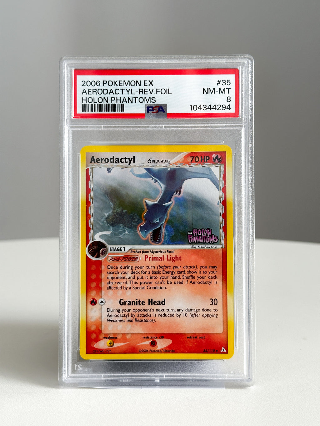 Aerodactyl holon phantoms 35 PSA 8