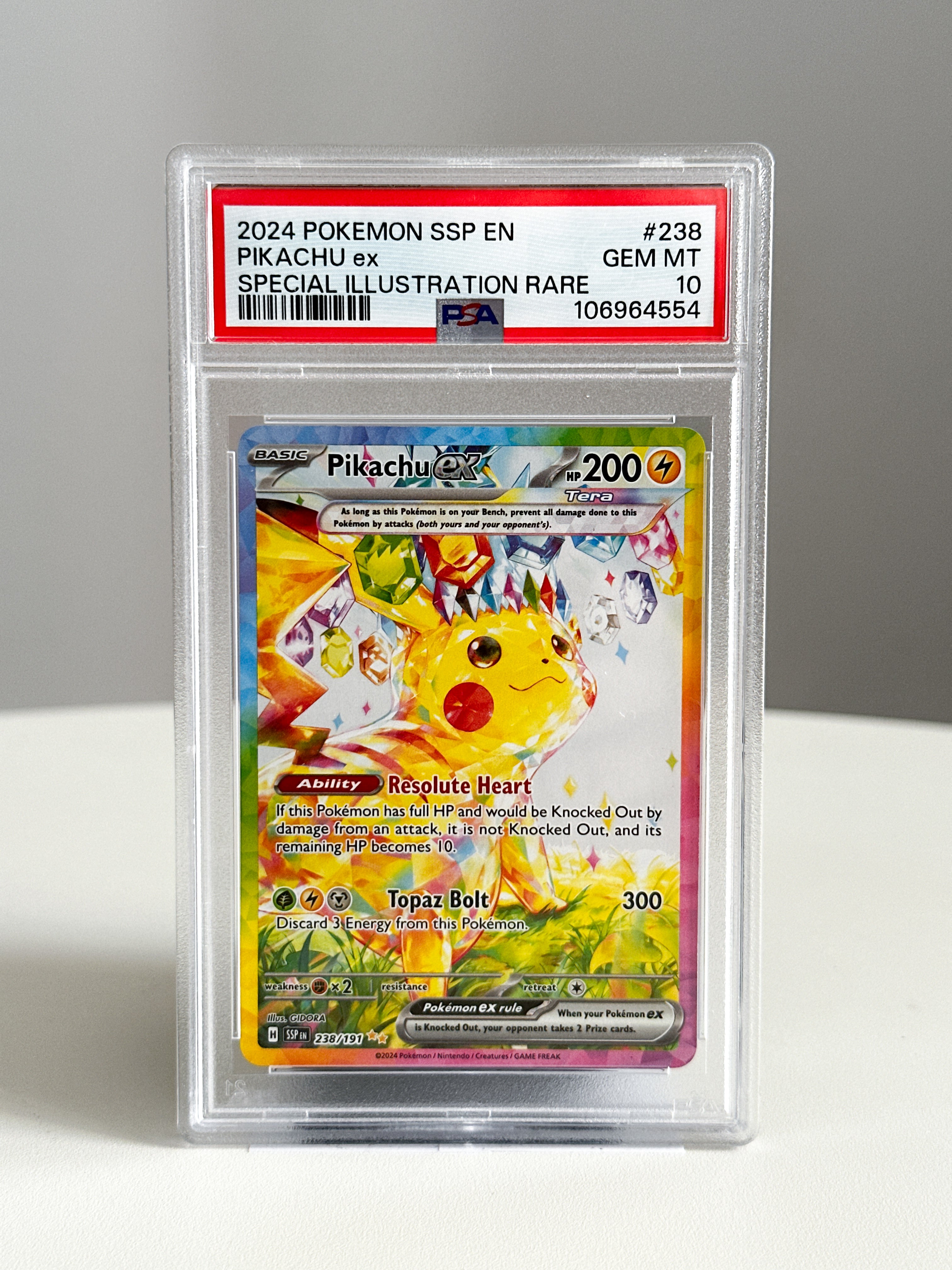 Pikachu 238 PSA 10