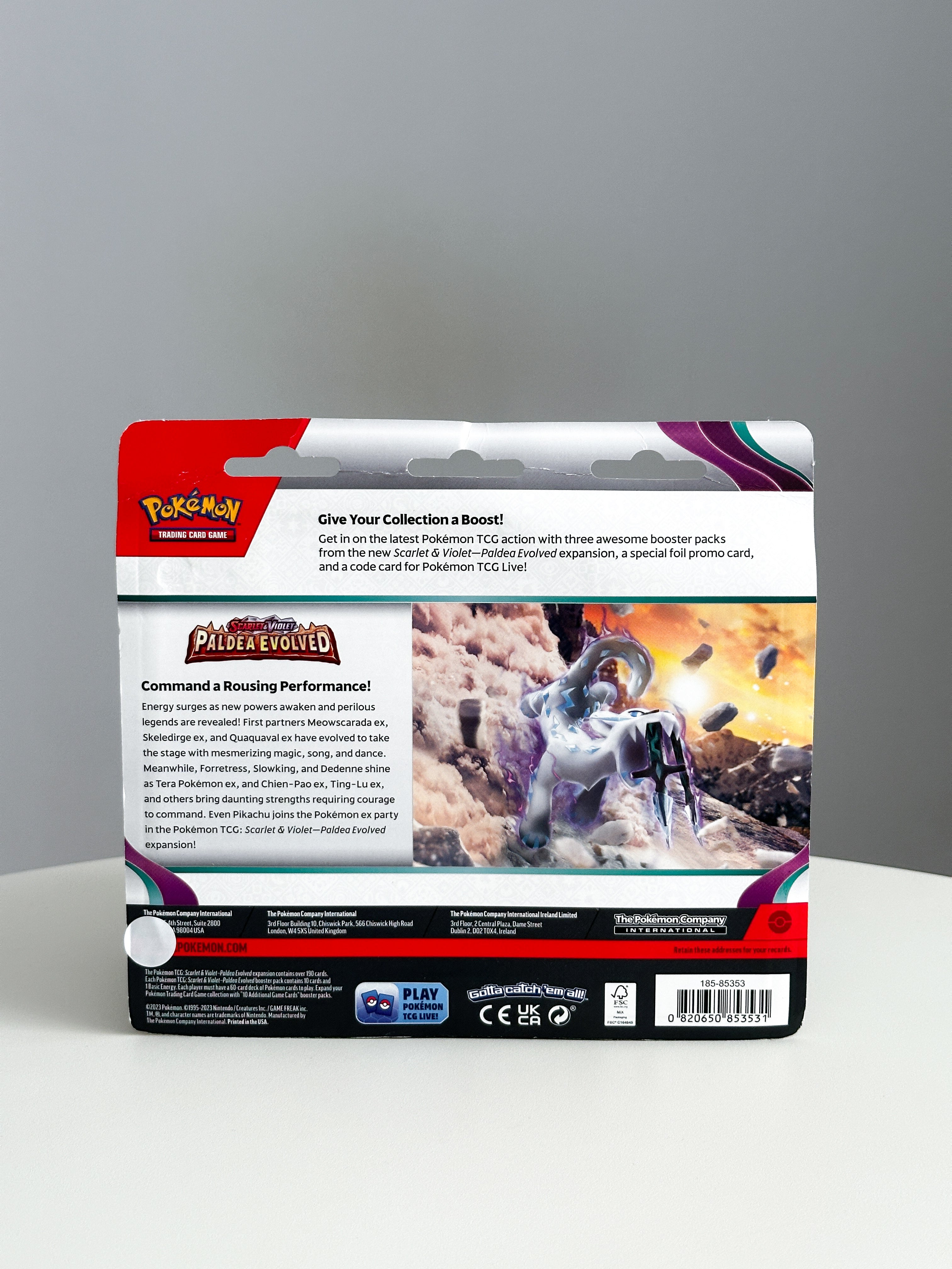 Paldea Evolved blister 3 pack