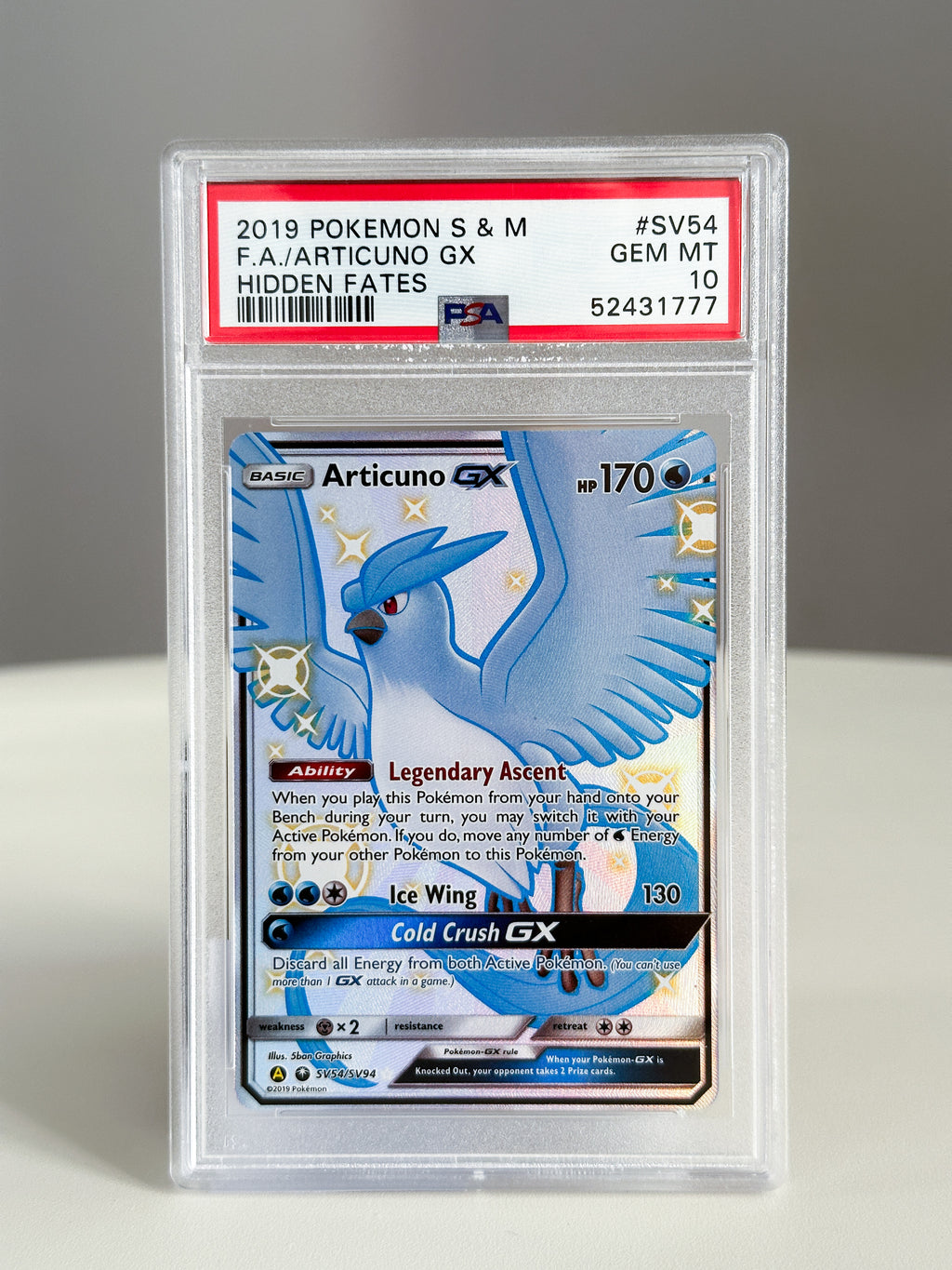 Articuno SV54 PSA 10