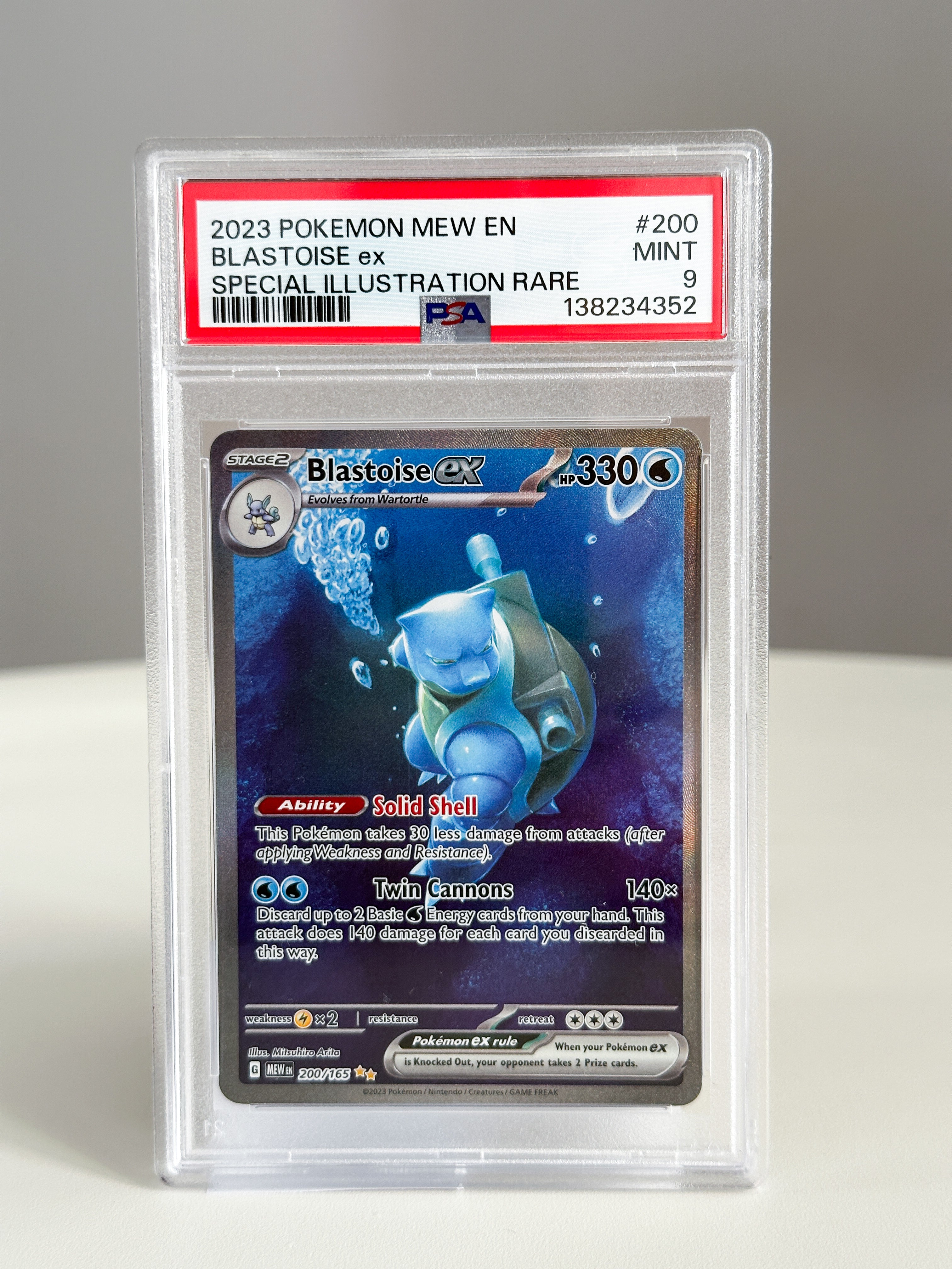blastoise 200 PSA 9