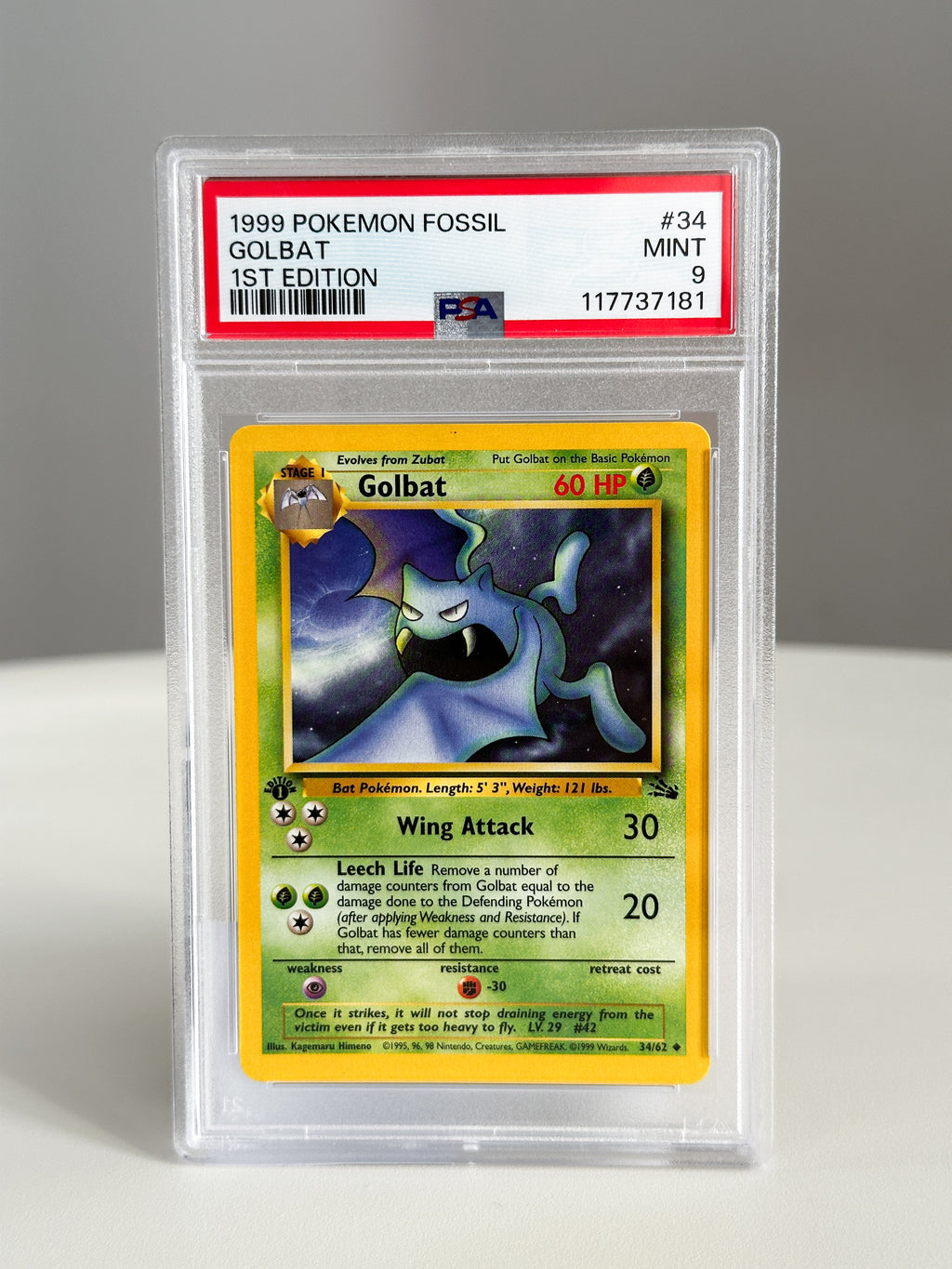 Golbat 34 PSA 9