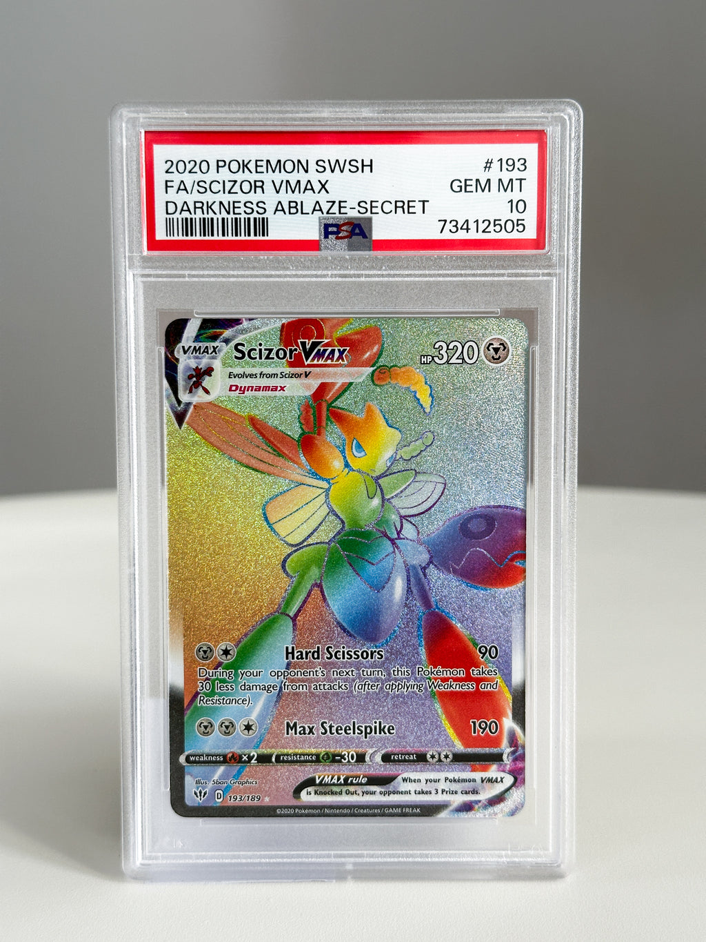 Scizor VMAX 193 PSA 10