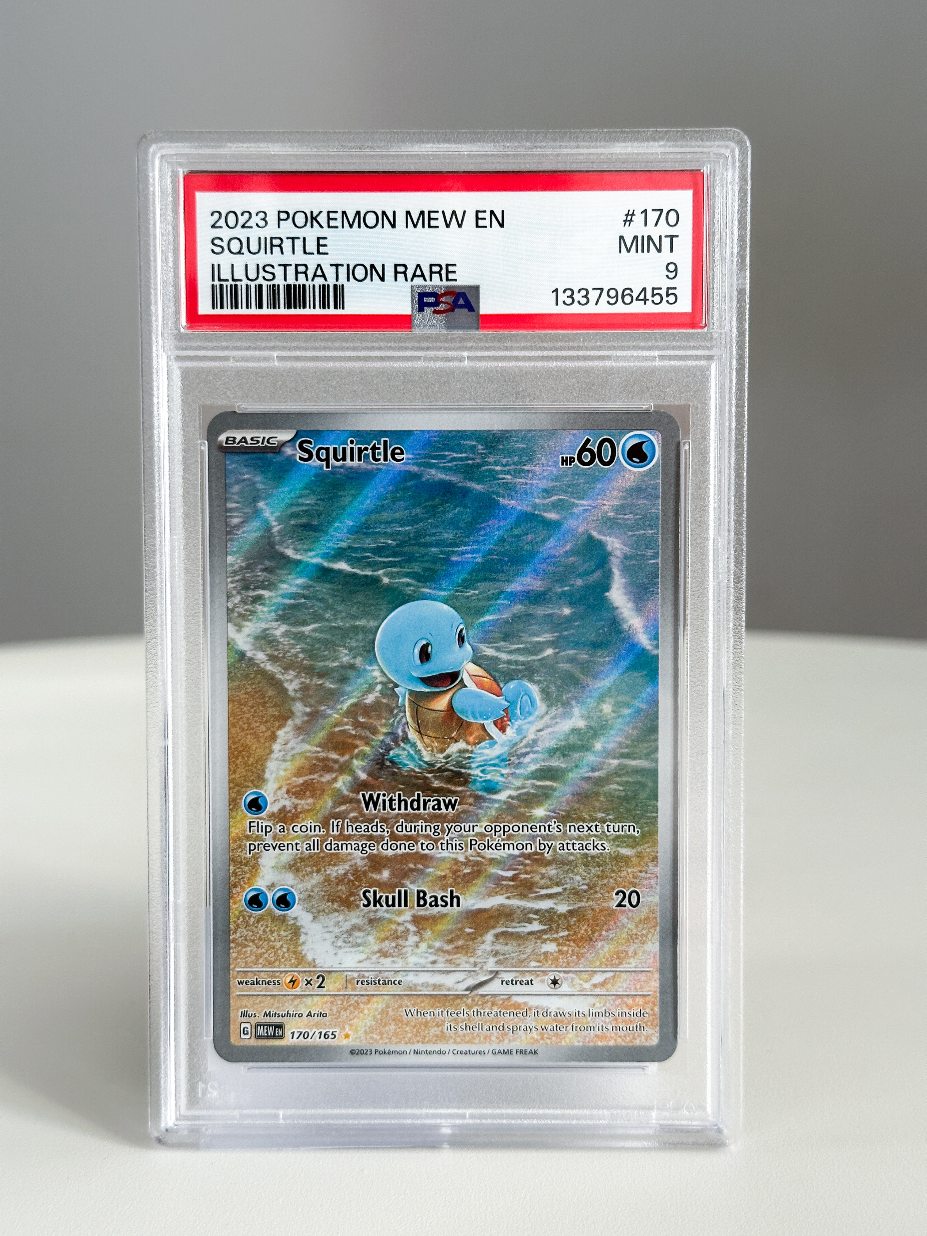 Squirtle 170 PSA 9