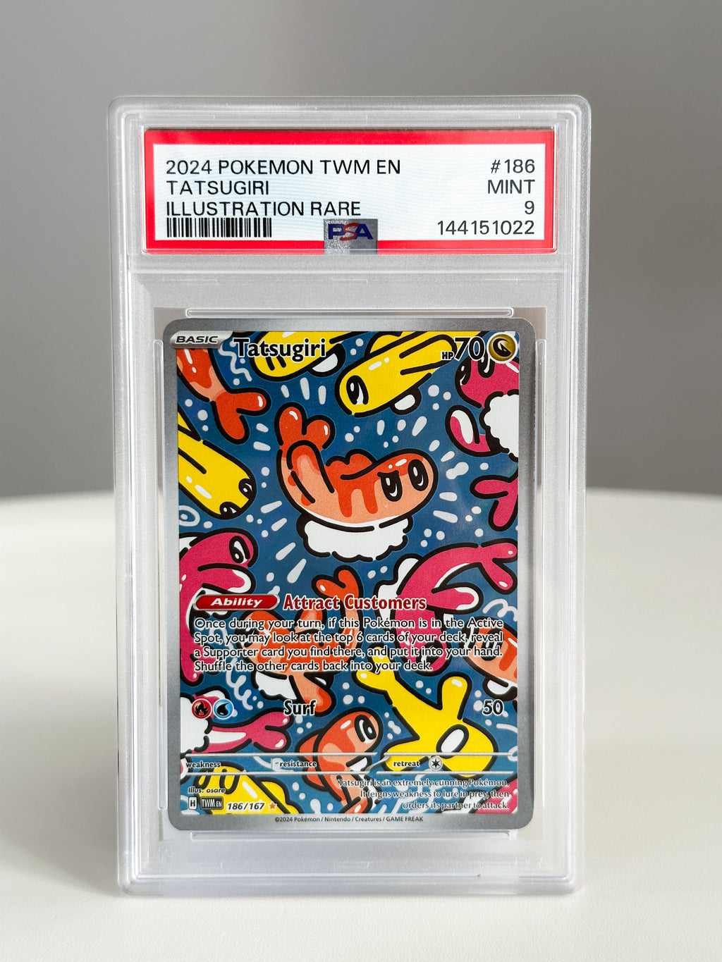 tatsugiri 186 PSA 9