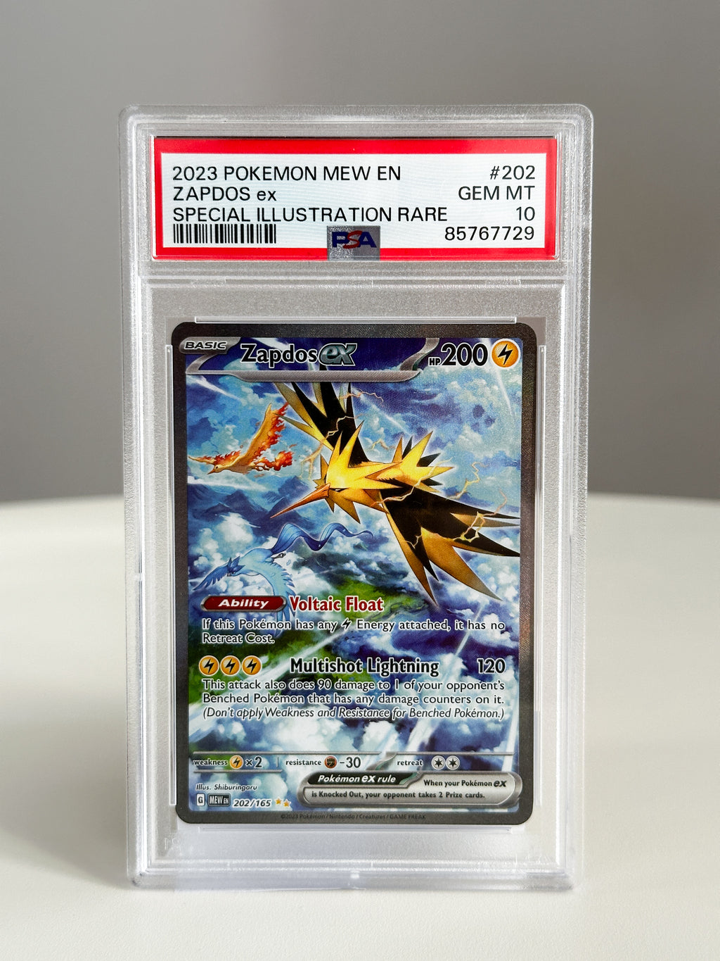 Zapdos 202 PSA 10