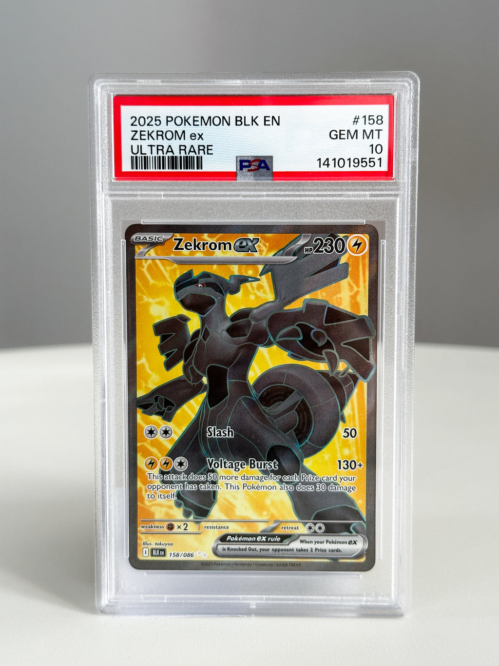 zekrom 158 PSA 10