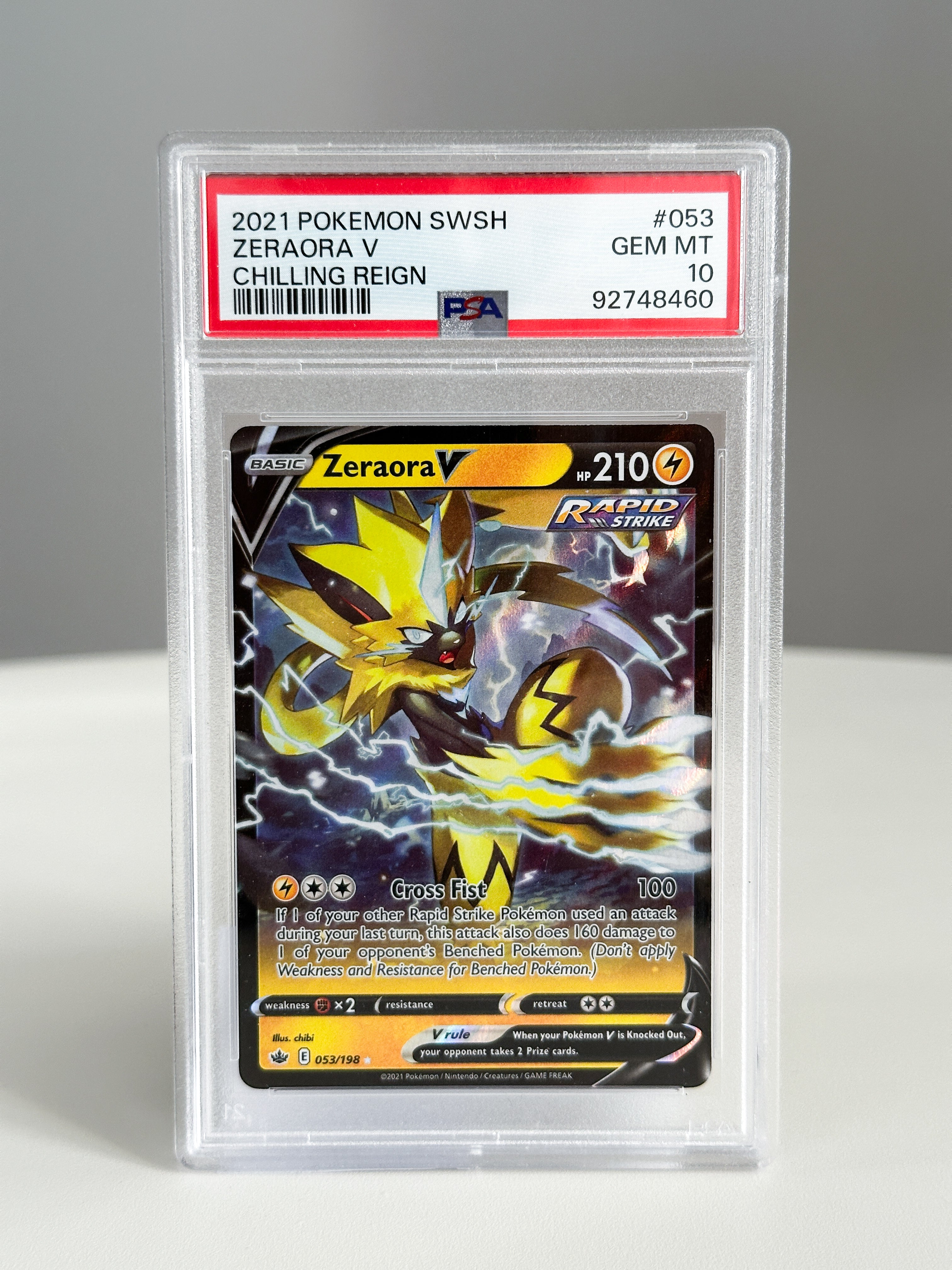 Zeraora V 53 PSA 10