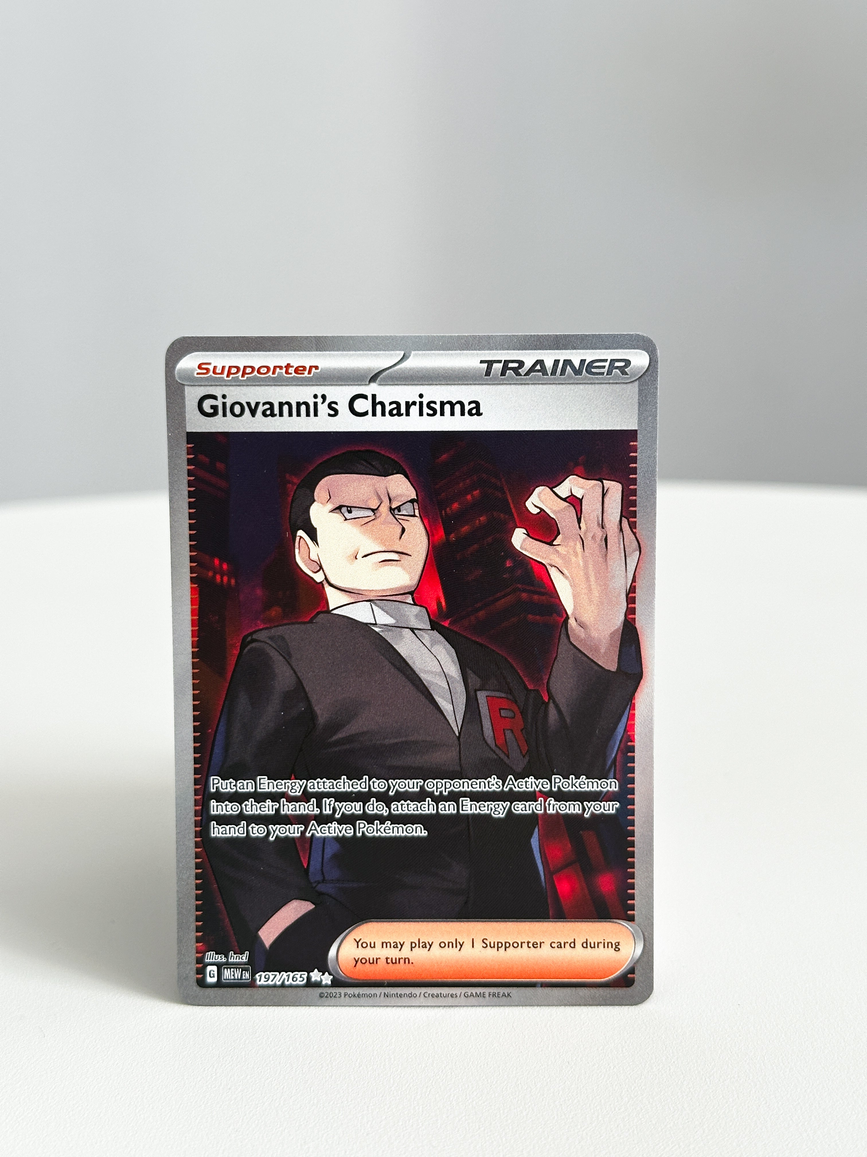 Giovanni's Charisma Full Art 197