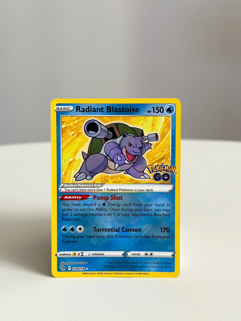 Radiant Blastoise 018