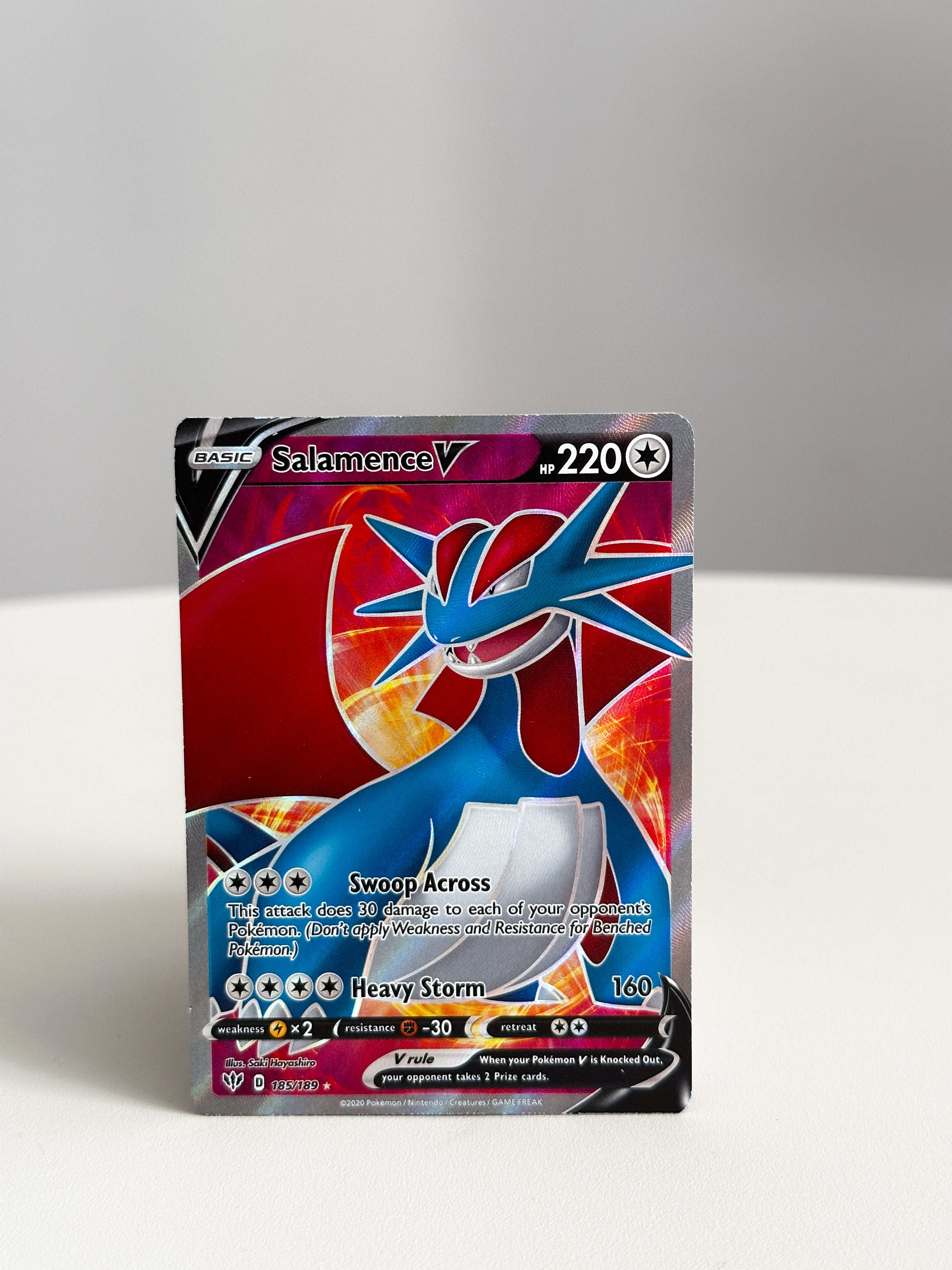 Salamence V Full Art 185