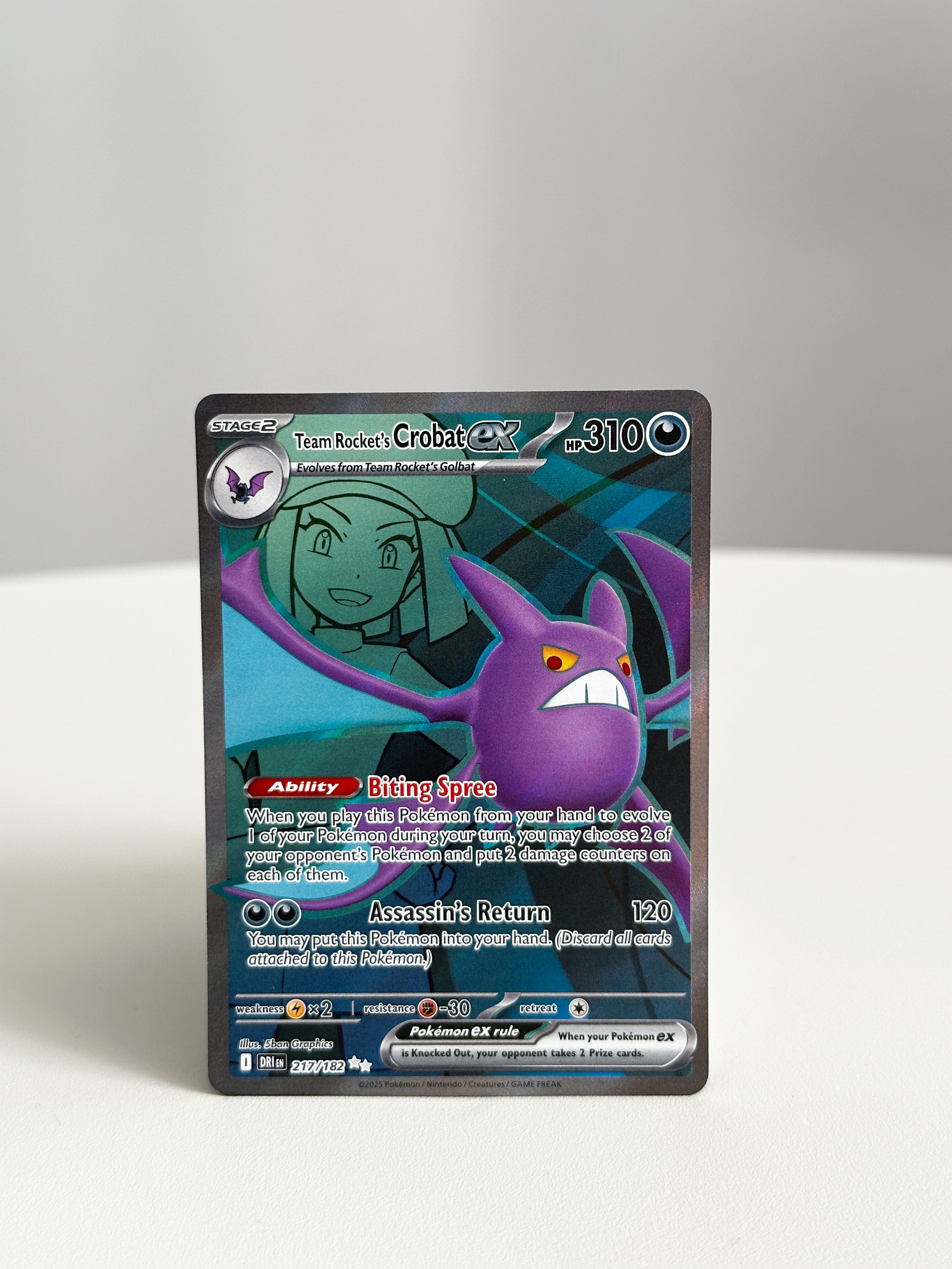Team Rocket's Crobat ex 217