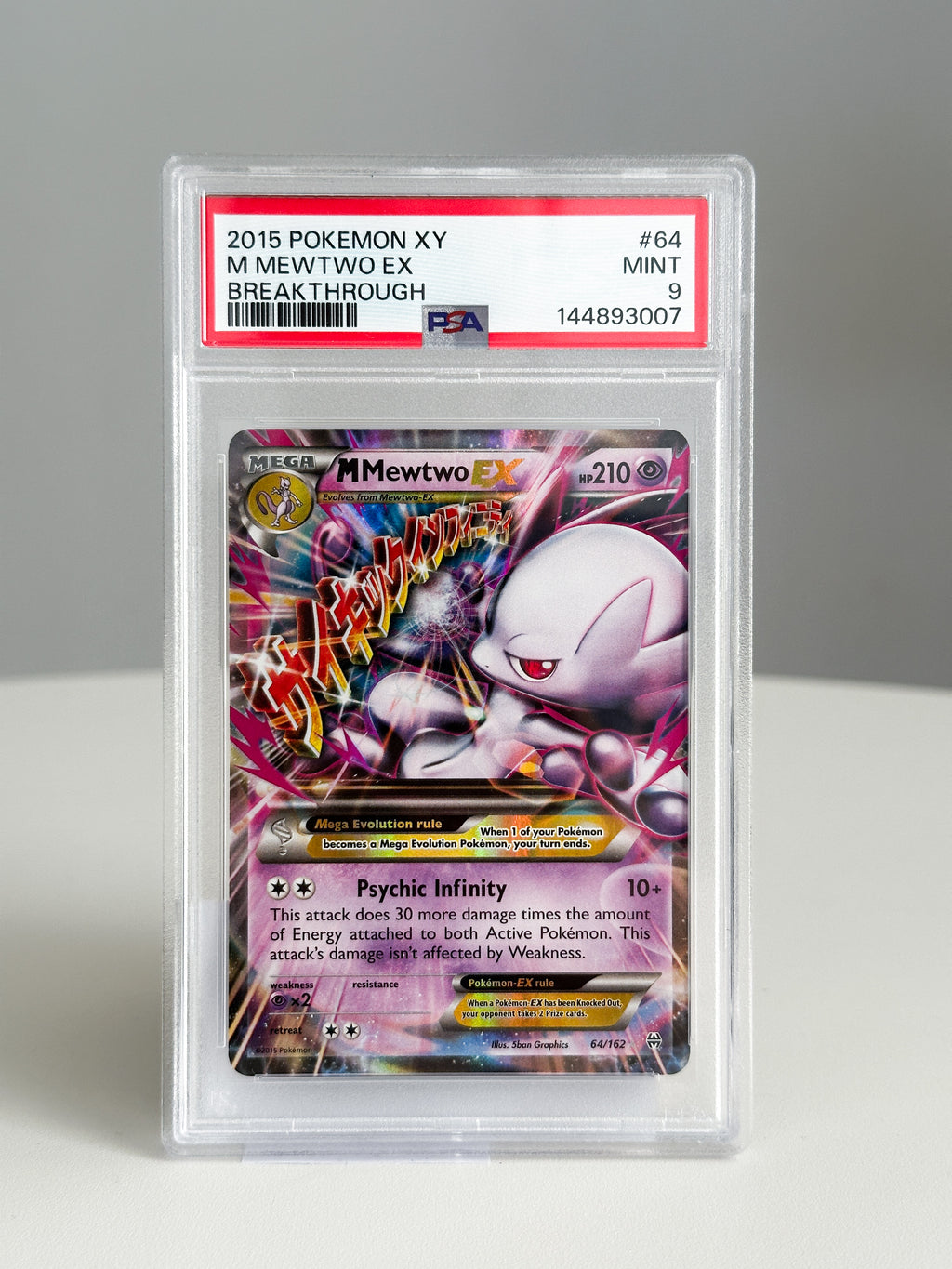 Mewtwo xy 64 PSA 9