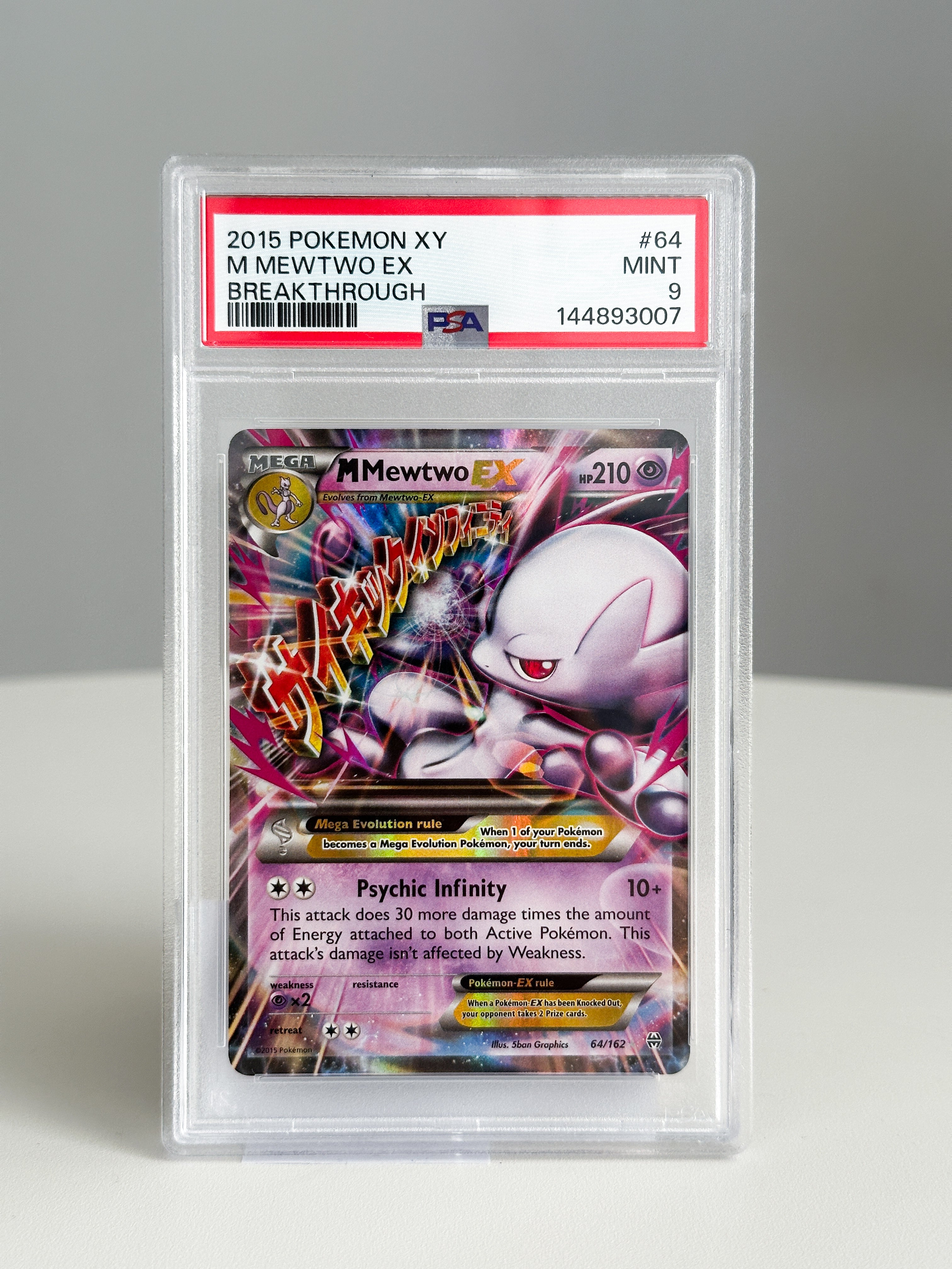 Mewtwo xy 64 PSA 9